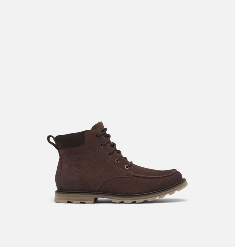 Sorel Herr Stövlar Mörk Brun - Fulton™ Moc Toe - QLE-583271